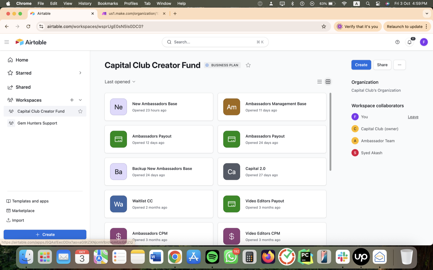 Creator Ambassador Program Ops - Airtable, Make.com & Zapier screenshot 21